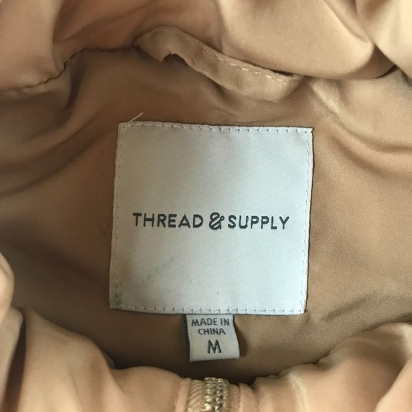 Thread & Supply Tan Quilted Vest - Picture 7 of 7